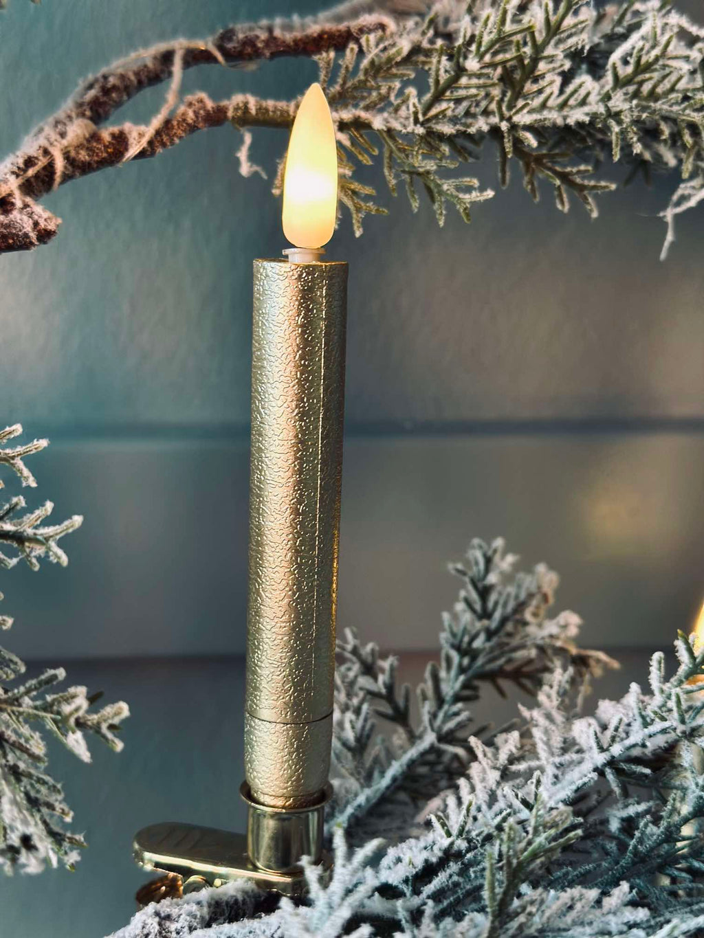 LED Juletræslys | 10 Stk med Fjernbetjening | Timerfunktion  Juledekoration | Vanero