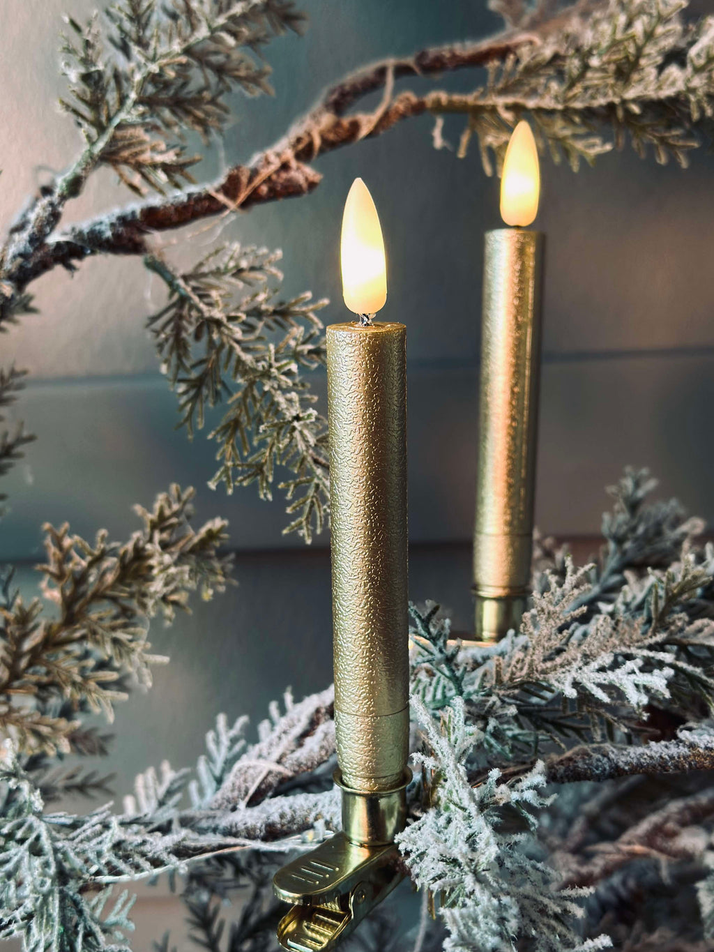LED Juletræslys | 10 Stk med Fjernbetjening | Timerfunktion  Juledekoration | Vanero