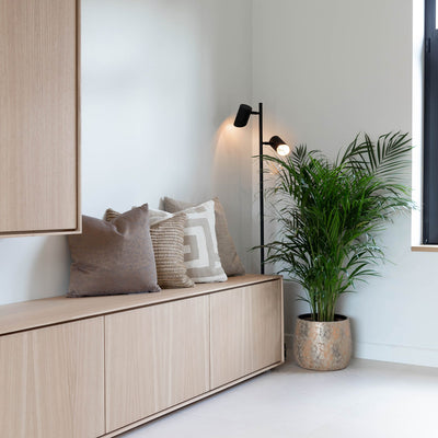 Gulvlampe Kisoro | Sort | Vanero