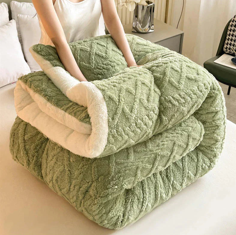 SnugHaven | Elegant Vinterdynebetræk i Fleece l Vanero