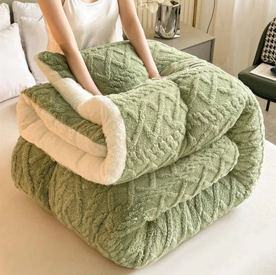 SnugHaven | Elegant Vinterdynebetræk i Fleece l Vanero