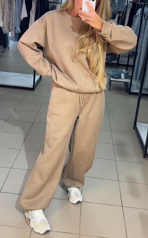 Adela l Diamond Sæt bestående af Pullover og Bukser l Vanero
