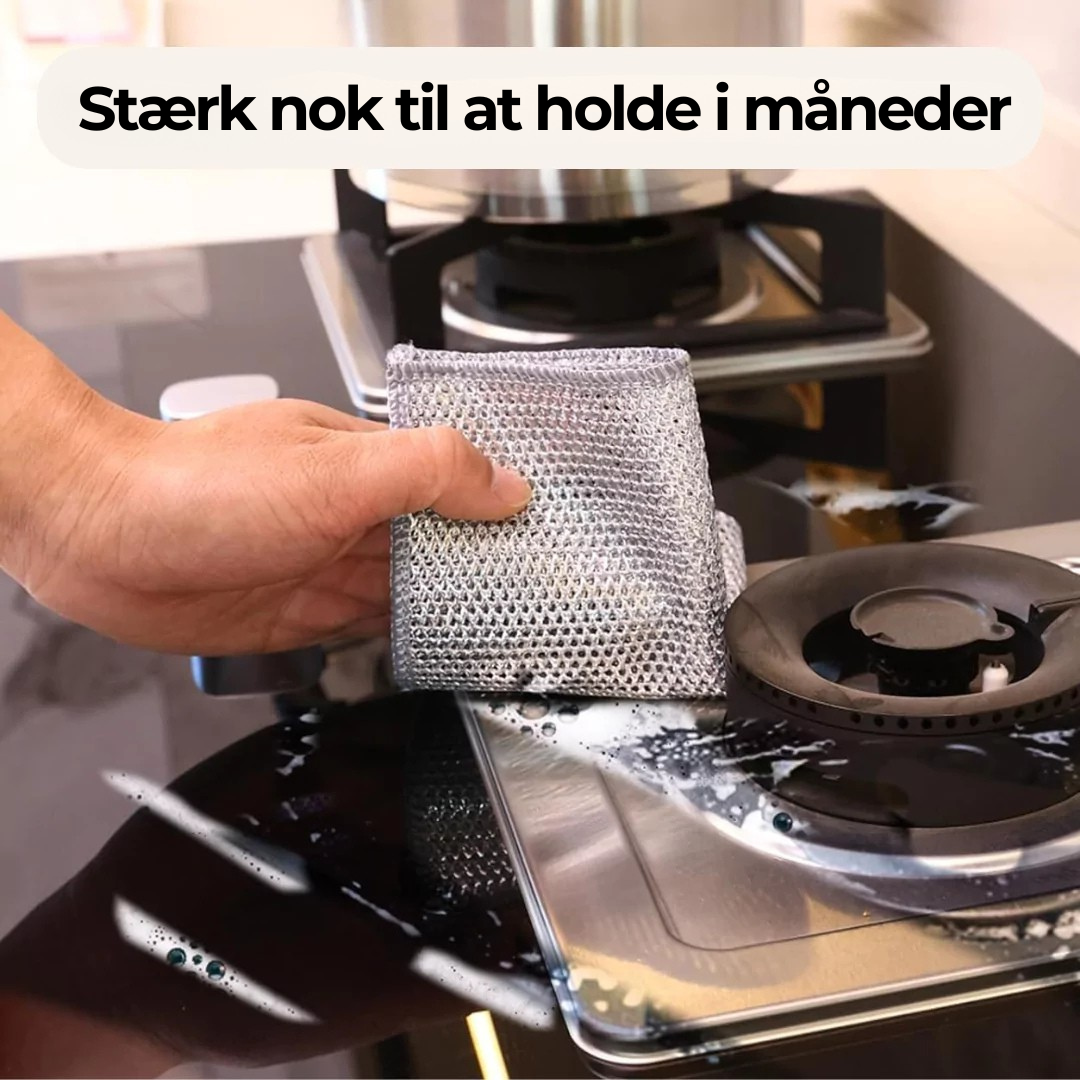 ShinySwipe Rengøringssvampe | Genanvendelige Mikrofiber Skumsvampe | Ridsefri Rengøring til Køkken og Badeværelse | Vanero