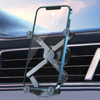 Roterende Mobilholder Til Bil | 360 Graders Dashboard- & Ventilationsdesign | Håndfri Navigation Til 4,7–7,2 Tommer Telefoner | Vanero