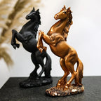 Hesteskulptur Dekorativ Figur | Detaljeret Skulpturel Konstruktion | Indendørs Hylde Konsol & Displaydekoration | Vanero