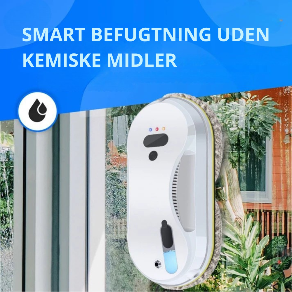 WindowSweep | Vinduesrobot Automatisk rengøring med sensorer og vandspray l Vanero