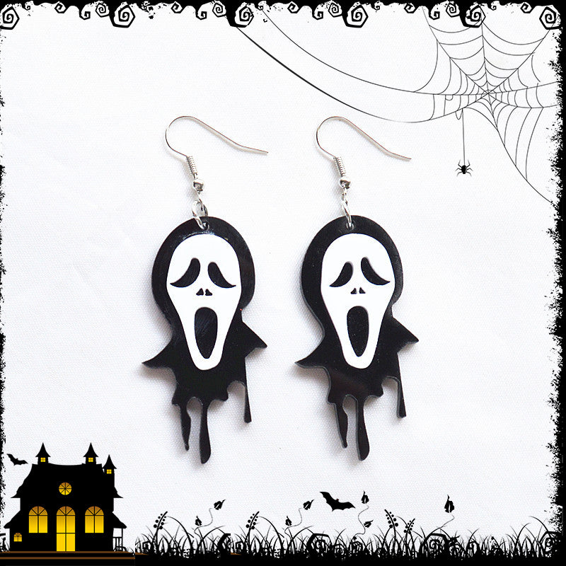 Halloween | Øreringe "Spøgelset fra Scream" | Vanero