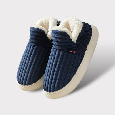 WarmSlipper l Cozy Skridsikre flade letvægtshjemmesko l Vanero