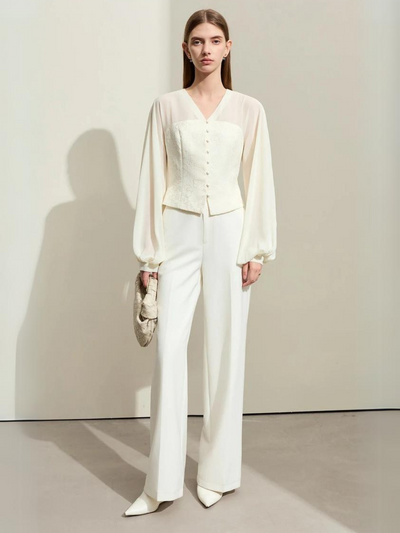 Bluse l elegante lanterneermer l Vanero