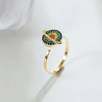 Snurrende Galakse Angst | Lindring Ring| Vanero