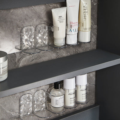 RowRack | Plast Væg Stativ Eksklusiv Pladsbesparende Organizer Sort Finish | Vanero
