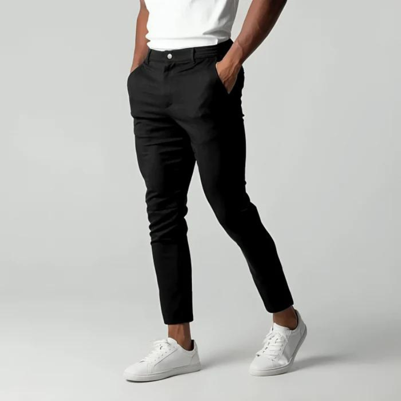 Herre Chinos Strækmateriale | Regular Fit Fritidsbukser | Alsidigt Design Til Hverdag & Formelle Anledninger | Vanero