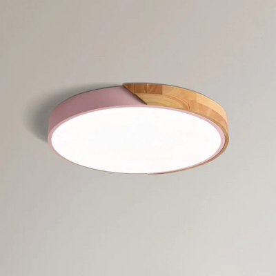 Delos | Scandinavisk Træ LED Plafondlampe med Energieffektiv Belysning | Vanero