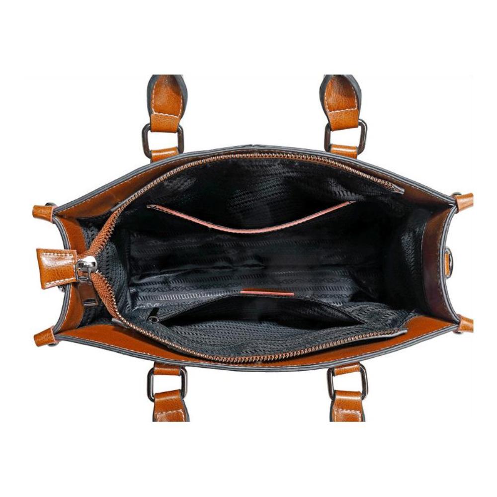 Elegant Håndtaske | Struktureret Design | Justerbar Rem | Vanero