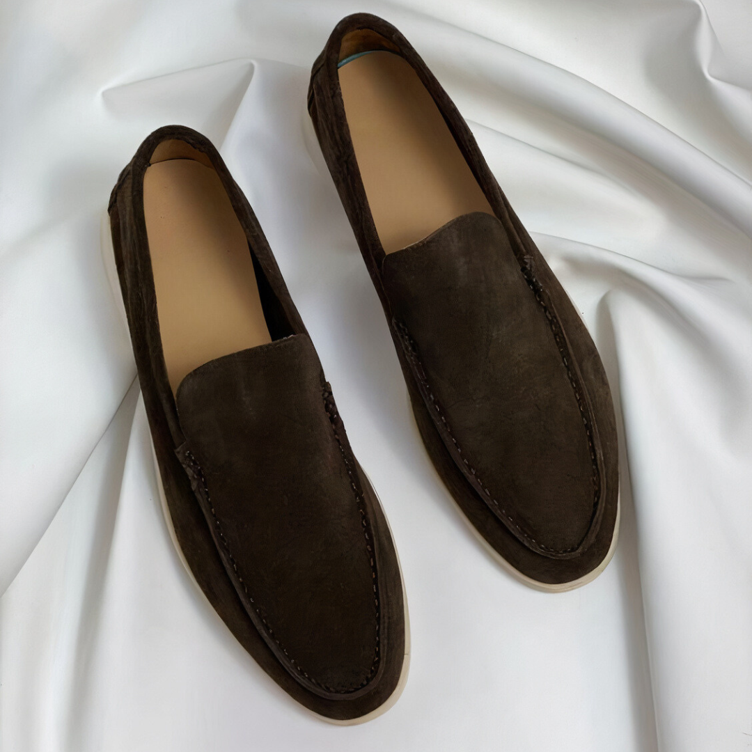 Julius | Stilfulde Slip-On Ruskindsloafers l Vanero