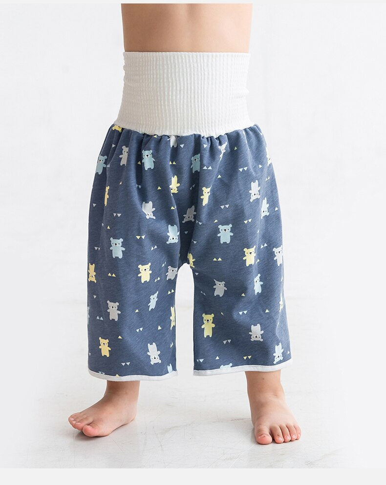 Babybukser Bomuld | Træningsbukser til Pottetræning | Flerlags Absorberingsindlæg til Småbørnsbrug | Vanero