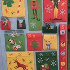 Adventskalender | 24-Dages Nedtællingsdesign | Juledekoration & Overraskelsesrum Indendørs Sæsonudsmykning | Vanero
