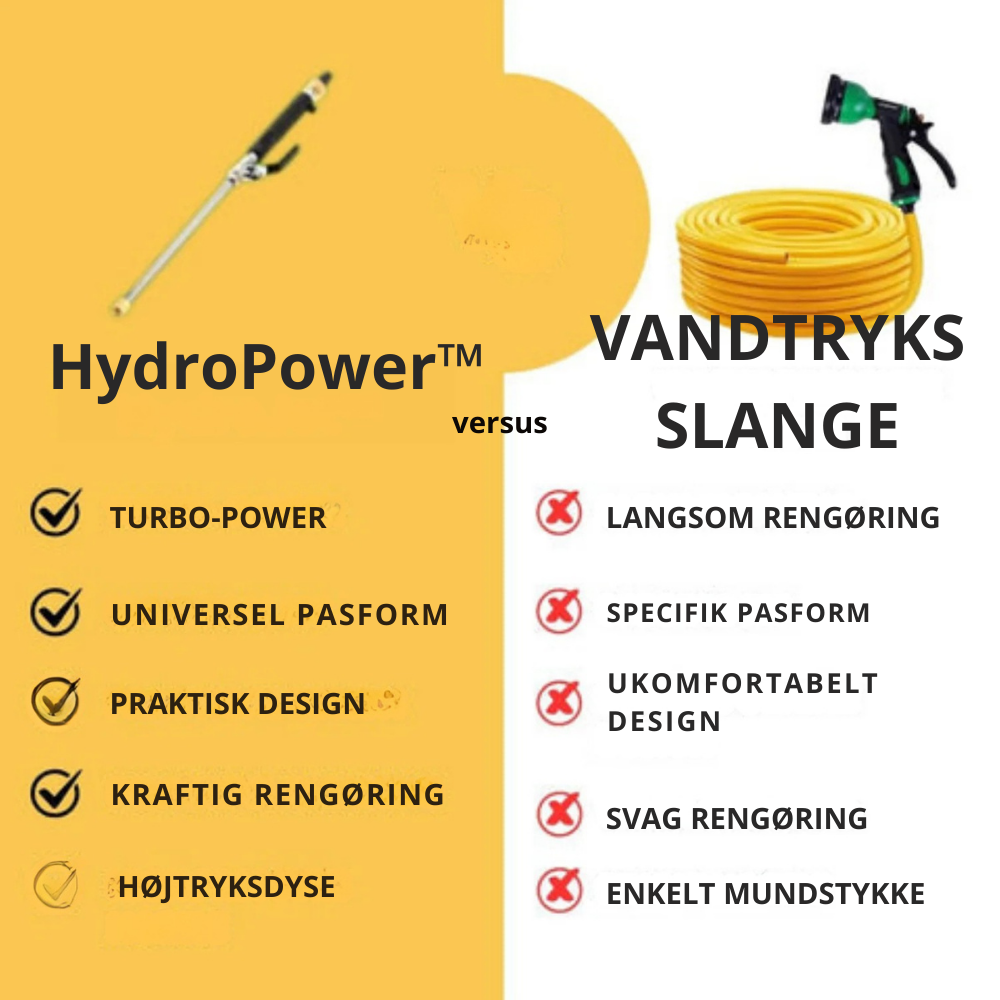 HydroPower | Spar tid og gør rent hurtigere l Vanero