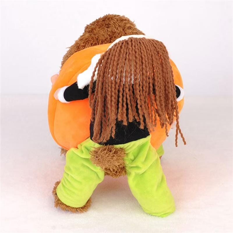 Hundekostume Fleece & Plys | Græskar Kostume med Stilk-Hætte | Halloween, Temafester & Sæsonaktiviteter | Vanero
