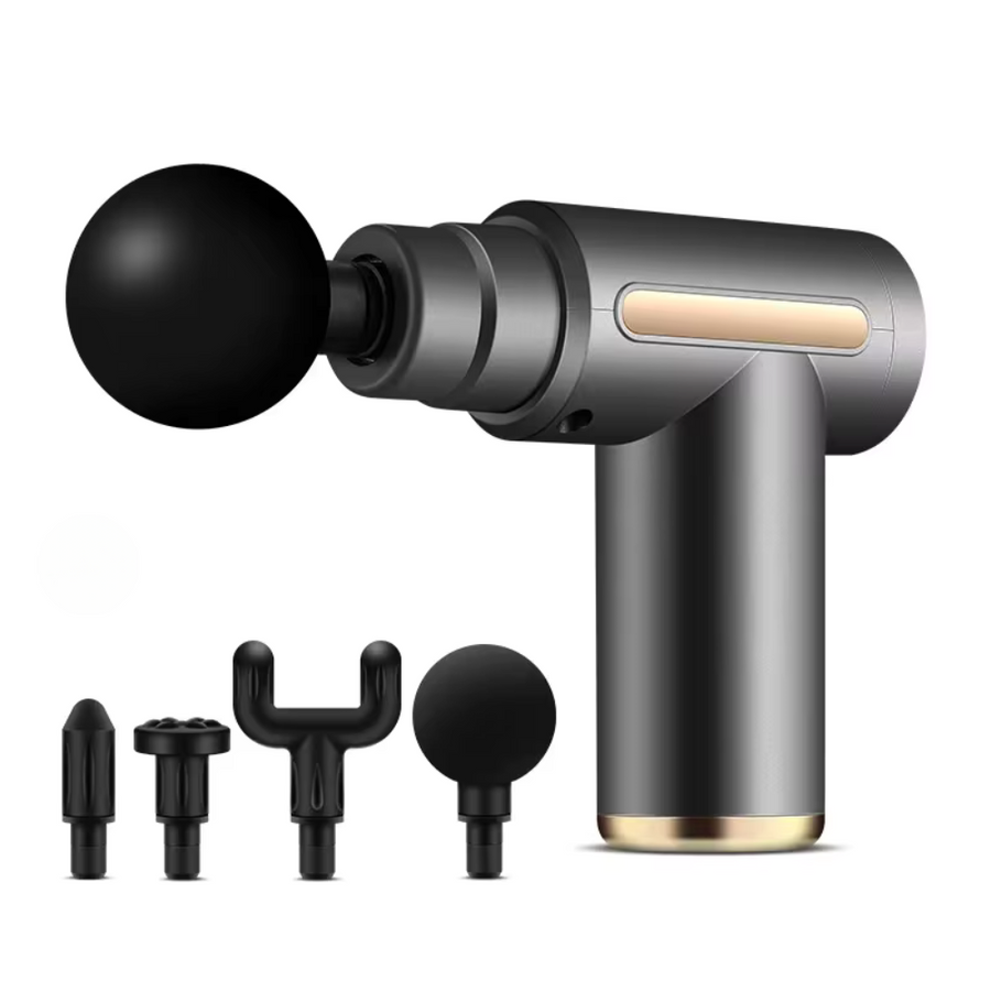Genopladelig Massagepistol Med Justerbar Vibration | Håndholdt Muskelmassage Enhed | Wellness & Afslapning | Vanero