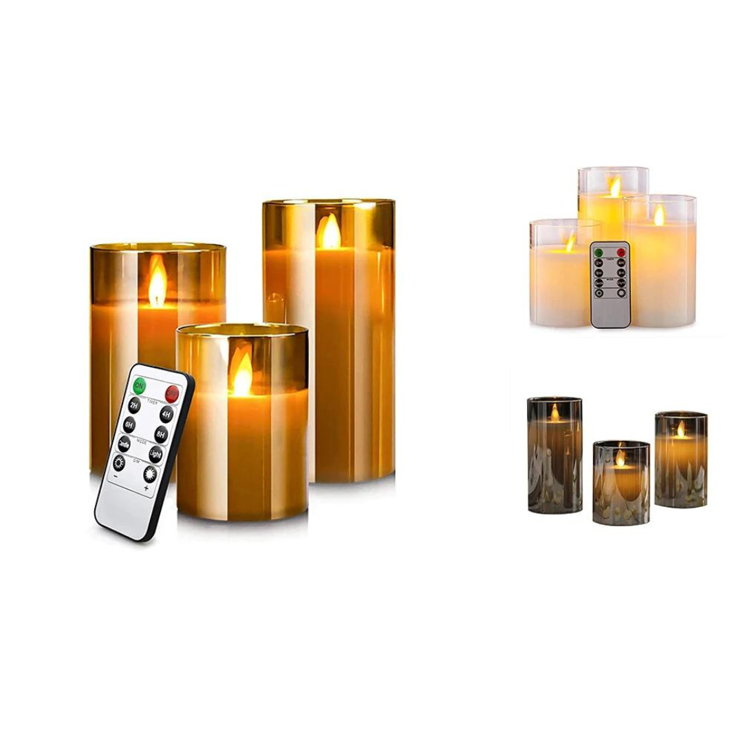Elektriske stearinlys | 3 Justerbart LED Stearinlys | Vanero