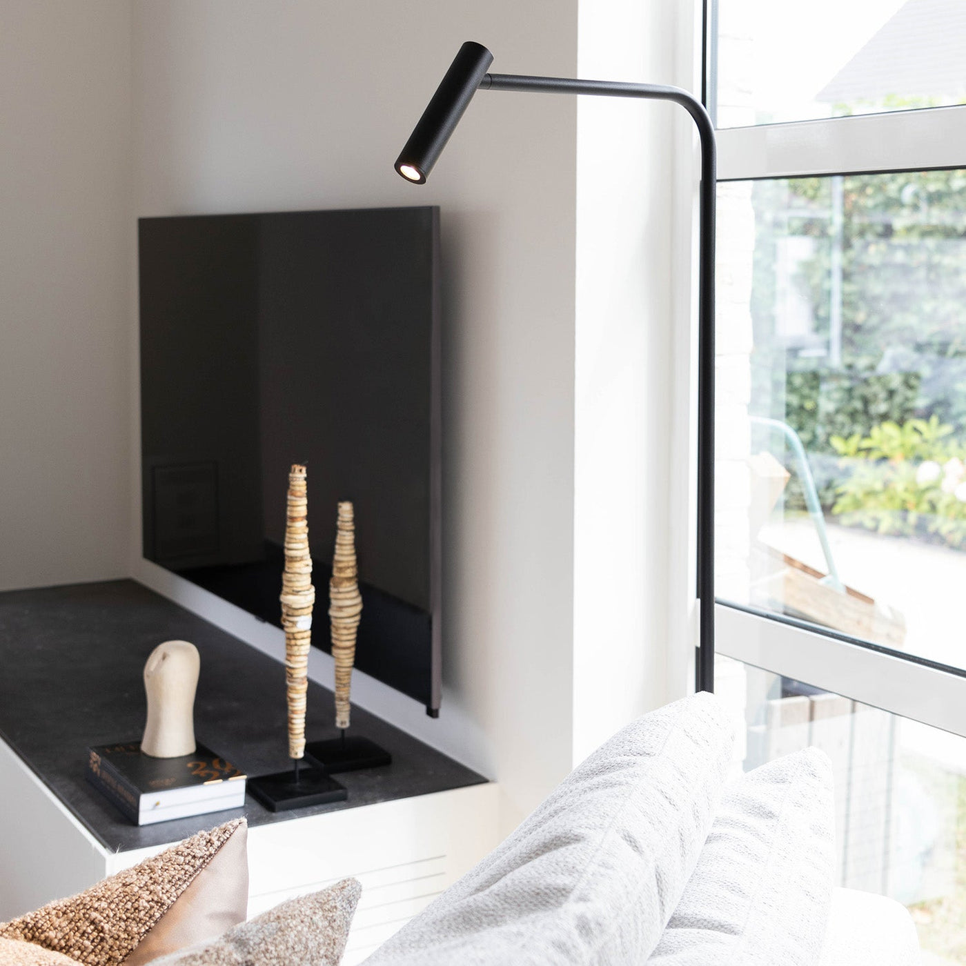 Gulvlampe Pomery | Sort | Vanero