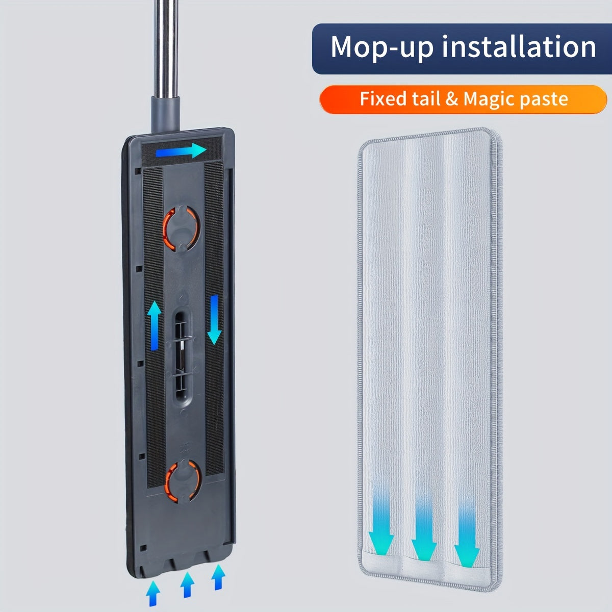 Moppesæt | Moppesystem med vridefunktion + 4 klude | Vanero