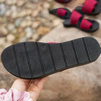 Damesandaler Mesh Tekstil | Fleksibel Pasform Sommersandaler | Perforeret Overdel med Polstret Fodseng til Hverdag & Sommerbrug | Vanero