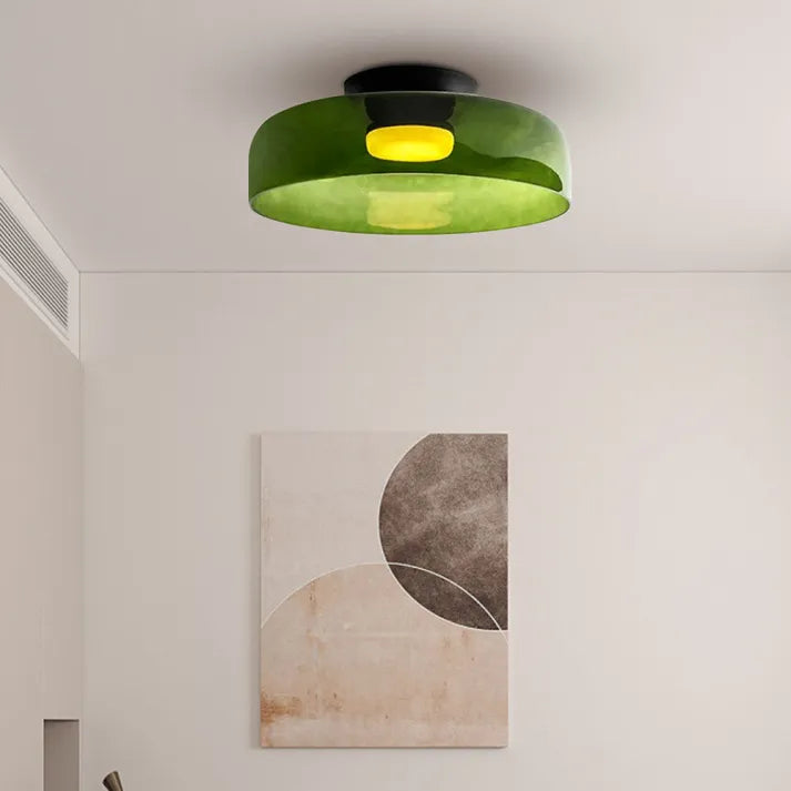 Nordisk Designer | Kreativ Personlighed Middelalderlig Glas Loftlampe | Vanero