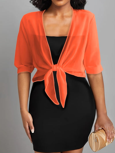 Hilma l Hvid bluse med åben front l Vanero