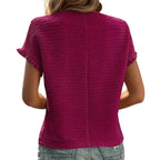 Dame T-Shirt I Bomuld | Regular Fit T-Shirt Med Rund Hals Til Hverdagsbrug | Sommerbasis | Vanero