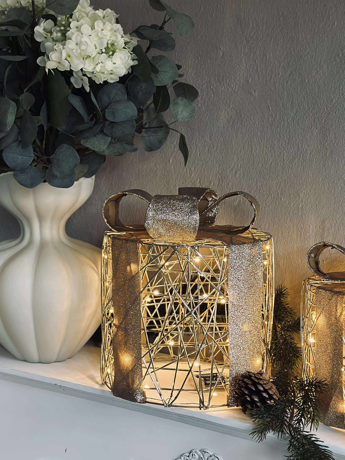 Julegaver med Led Lys | 3 Stk | Vanero