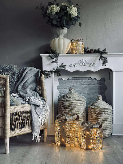 Julegaver med Led Lys | 3 Stk | Vanero