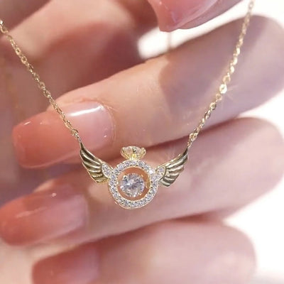 Jewelance | Elegant Halskæde Med Englevinger | Vanero
