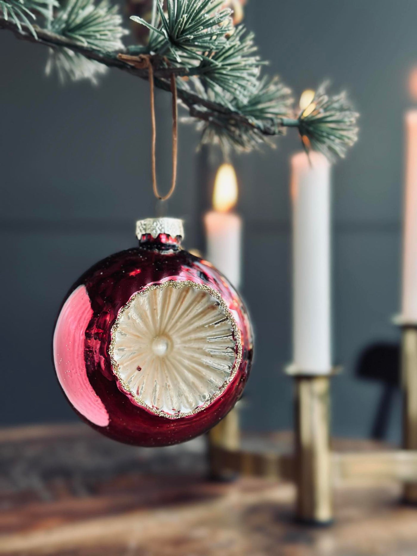 Julekugler i Glas | Pakke med 4 Stk | Vanero