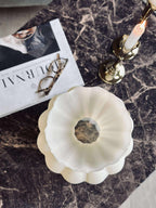 Vase I Mat Glas Konstruktion | Organisk Skulpturel Form Design | Indendørs Dekoration Til Blomster Og Bordopstillinger | Vanero