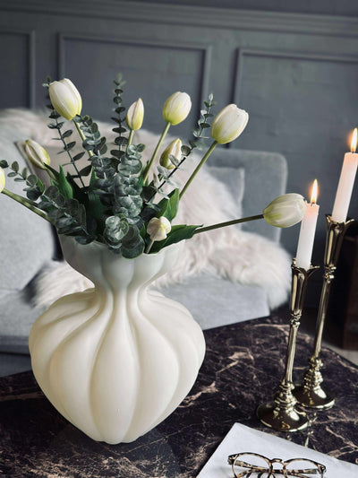 Siena | Vase i Mat Glas – 32 cm | Vanero