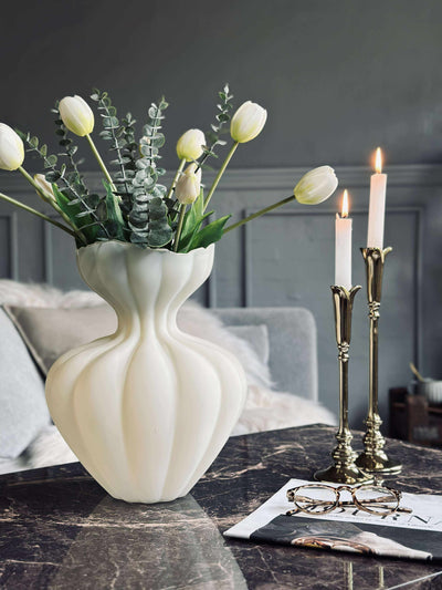 Siena | Vase i Mat Glas – 32 cm | Vanero