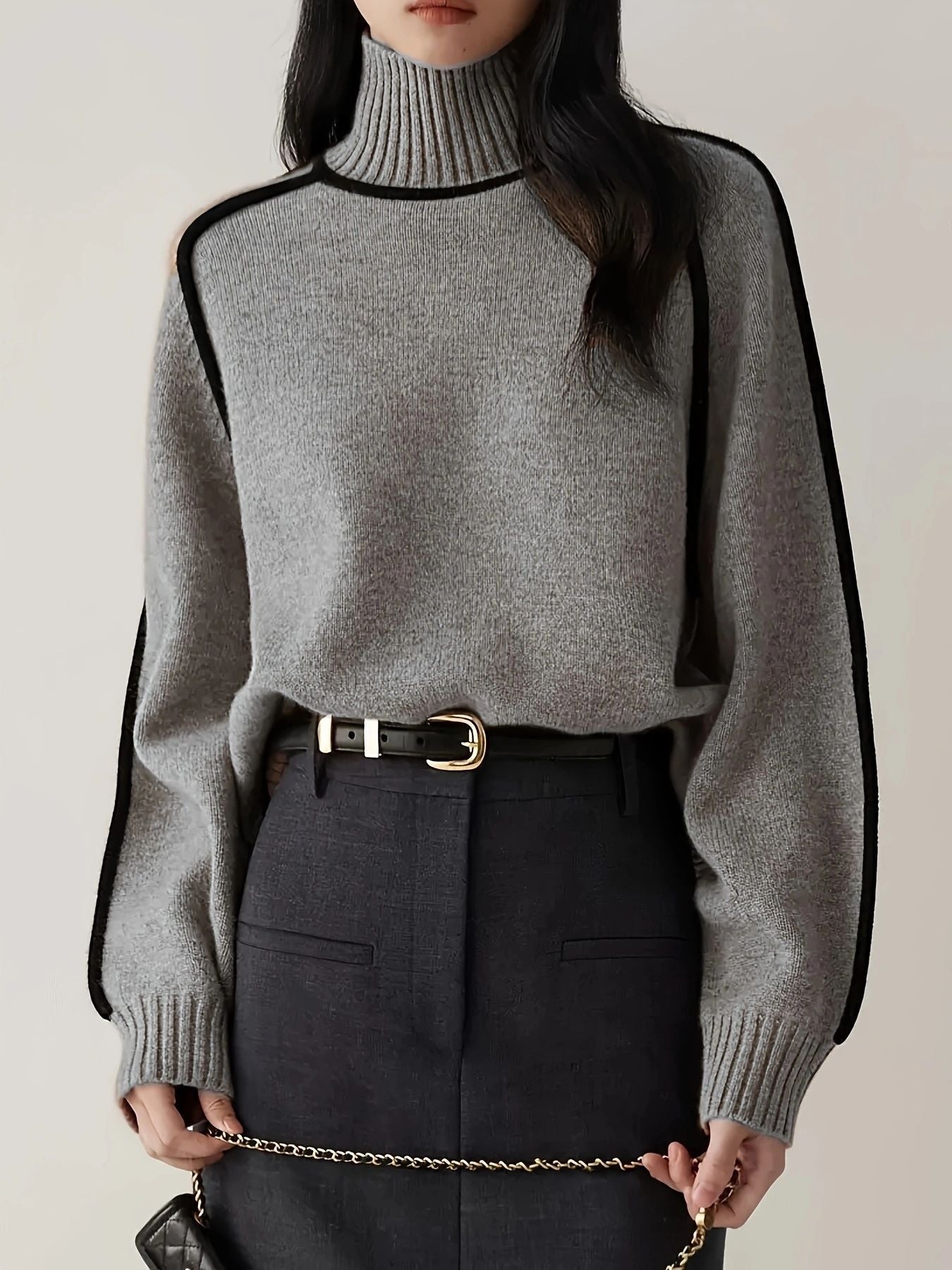 Claire | Eleganter Rollkragenpullover | Vanero