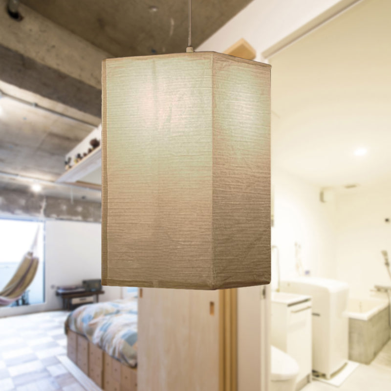 Papir Pendellampe | Lanterneinspireret Loftlampe | Diffust Indendørs Lys | Vanero