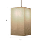 Papir Pendellampe | Lanterneinspireret Loftlampe | Diffust Indendørs Lys | Vanero