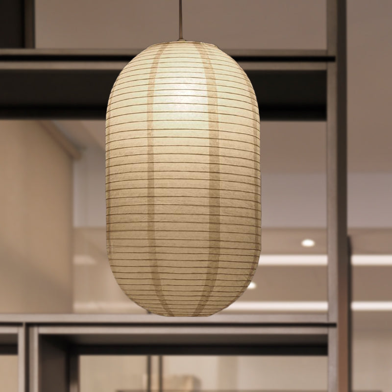 Papir Pendellampe | Lanterneinspireret Loftlampe | Diffust Indendørs Lys | Vanero