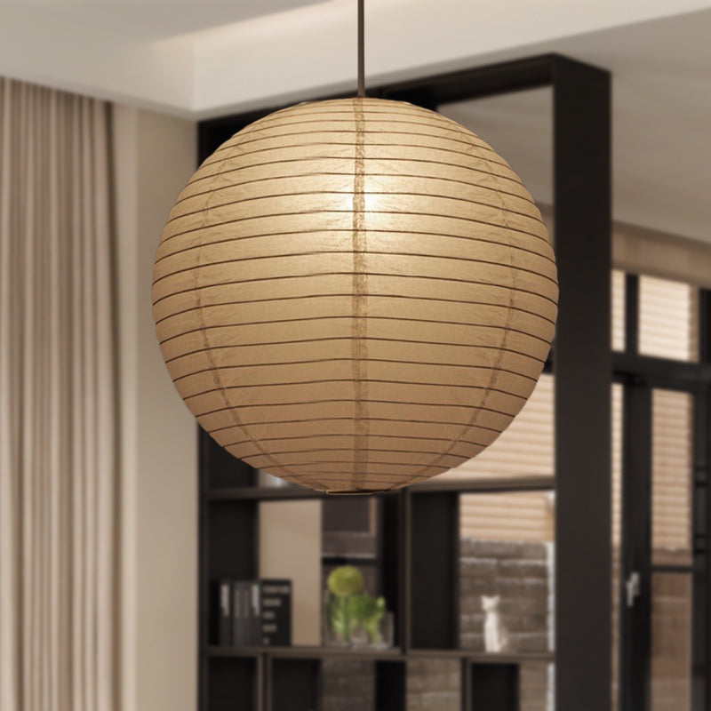 Papir Pendellampe | Lanterneinspireret Loftlampe | Diffust Indendørs Lys | Vanero