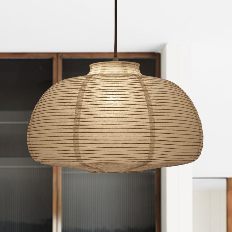 Papir Pendellampe | Lanterneinspireret Loftlampe | Diffust Indendørs Lys | Vanero