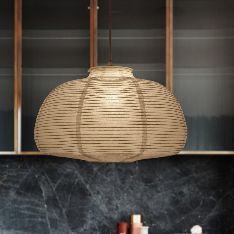Papir Pendellampe | Lanterneinspireret Loftlampe | Diffust Indendørs Lys | Vanero