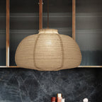Papir Pendellampe | Lanterneinspireret Loftlampe | Diffust Indendørs Lys | Vanero