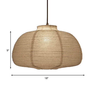 LanternCascade | Elegant Papirlanterne Pendel til Rolige og Stemningsfulde Rum | Vanero