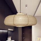 Papir Pendellampe | Lanterneinspireret Loftlampe | Diffust Indendørs Lys | Vanero