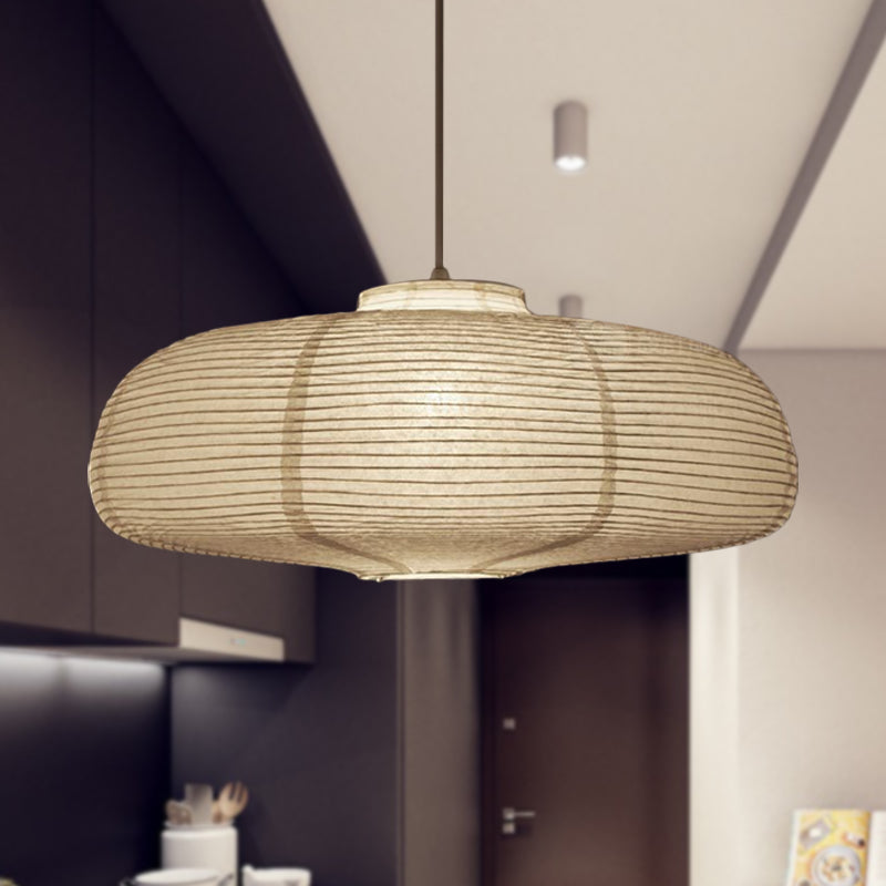 Papir Pendellampe | Lanterneinspireret Loftlampe | Diffust Indendørs Lys | Vanero