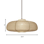 Papir Pendellampe | Lanterneinspireret Loftlampe | Diffust Indendørs Lys | Vanero